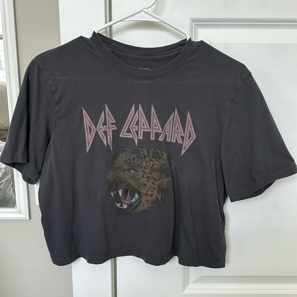 Abercrombie Cropped Graphic Tee